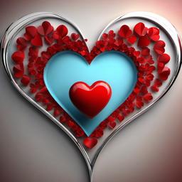 Heart Background Wallpaper - heart background 3d  