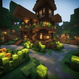 virtual reality theme park offering immersive digital experiences - minecraft house design ideas minecraft block style