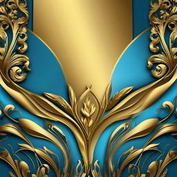 Gold Background Wallpaper - light blue and gold background  