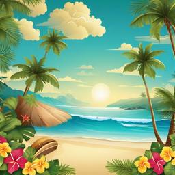 Beach Background Wallpaper - hawaiian beach background  