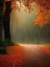 Fall Background Wallpaper - rain falling wallpaper  