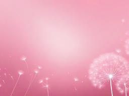 Light Pink Background-Soft light pink with floating dandelion silhouettes  background wallpaper