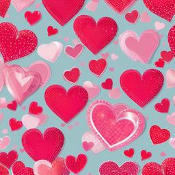 Valentine Background Wallpaper - valentine hearts transparent background  