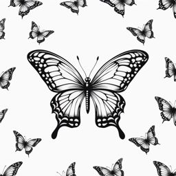 Little butterfly tattoo,Tiny yet charming butterfly tattoo designs. tattoo design, white background