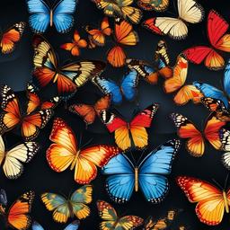 Butterfly Background Wallpaper - background of butterflies  