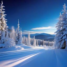 Winter background wallpaper - snow landscape wallpaper  