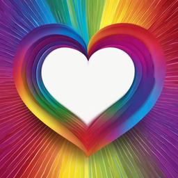 Rainbow Background Wallpaper - multicolor heart wallpaper  