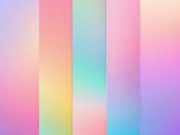 Pastel Rainbow Gradient Background  