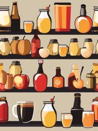 Cider Tasting clipart - Enjoying cider tasting, ,vector color clipart,minimal