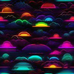 Neon Background Wallpaper - neon beach background  