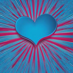 Heart Background Wallpaper - blue love heart background  