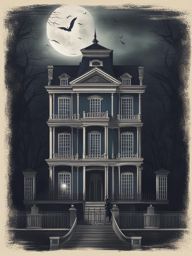 haunted mansion on a dark and stormy night, filled with eerie secrets. 