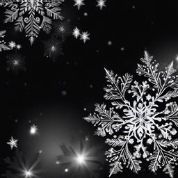 Christmas Background Wallpaper - snowflake black background  