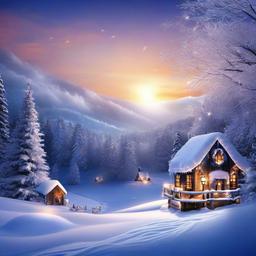 Christmas Background Wallpaper - background winter wonderland  