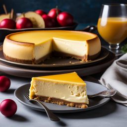 queso de bola cheesecake, a filipino twist on a classic, indulged at a holiday family gathering. 