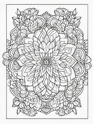 Gratitude Journal Coloring Pages - Reflecting on Thankfulness and Blessings  minimal black outline printable sheet, coloring page