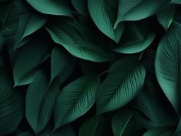 Dark Green Leaves Wallpaper 4K  ,desktop background wallpaper