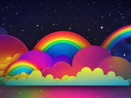 Galaxy Home Screen Rainbow Wallpaper  