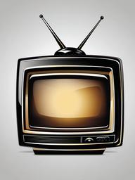 TV clipart - television channel logo  vector clipart