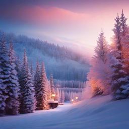 Winter background wallpaper - aesthetic snow background  