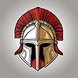 Spartan helmet  , vector illustration, clipart