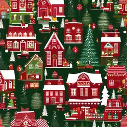 Christmas Background Wallpaper - christmas village wallpaper  