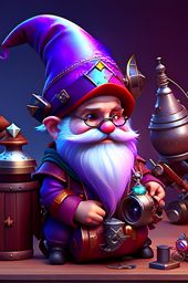 gnome artificer with a knack for crafting magical gadgets and contraptions. 
