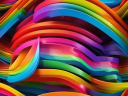 3D Rainbow Background  