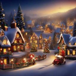 Christmas Background Wallpaper - christmas village background wallpaper  