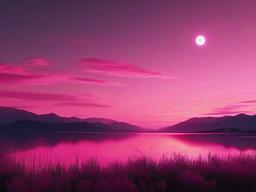 Pink Sky Aesthetic Wallpaper  ,desktop background wallpaper