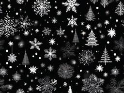 Black Background Christmas  