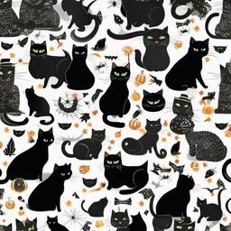 Cat Background Wallpaper - black cat halloween wallpaper iphone  