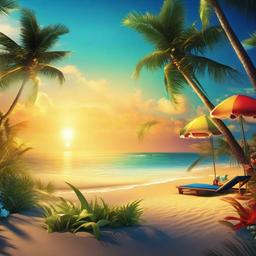 Beach Background Wallpaper - beach party background hd  