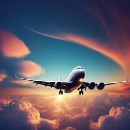 Sky Background Wallpaper - airplane sky wallpaper  