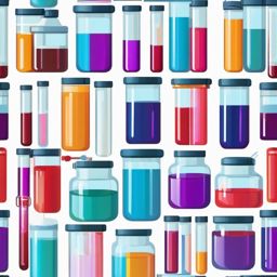 Test Tube clipart - Cylindrical container for mixing and holding liquids, ,color clipart vector style