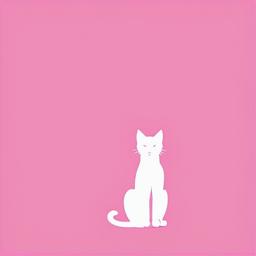 Cat Background Wallpaper - pink background cat  