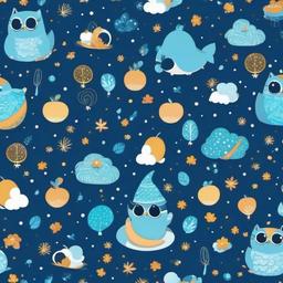 blue wallpaper cute  