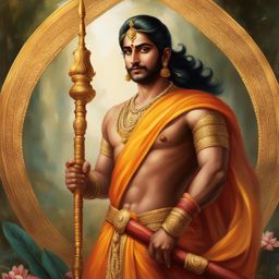 rama - the heroic prince of the indian epic ramayana, revered for his righteousness and bravery. 