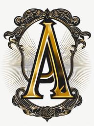 Alpha Phi Alpha Tattoo - Showcase pride and affiliation with an Alpha Phi Alpha tattoo, celebrating the legacy and values of this historically significant fraternity.  simple color tattoo design,white background