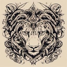 cancer and leo tattoo  simple vector color tattoo