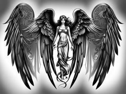 angel tattoo designs, symbolizing protection, guidance, and spirituality. 