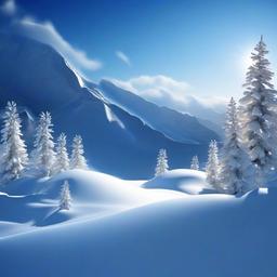 Snow Background Wallpaper - 3d snow background  