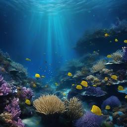 Ocean Background Wallpaper - deep underwater background  