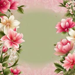 Flower Background Wallpaper - frame flower background  