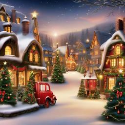 Christmas Background Wallpaper - christmas village background ideas  