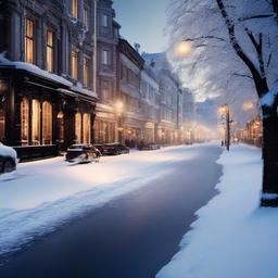 Winter background wallpaper - city winter wallpaper  