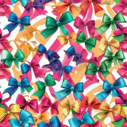 Bow clipart - bow in a variety of colors and patterns  