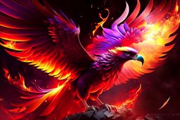 emberwing phoenix rises from its ashes. 