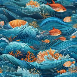 Ocean Background Wallpaper - ocean art background  