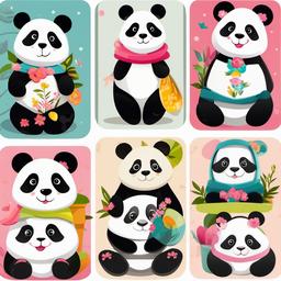 Panda  clipart